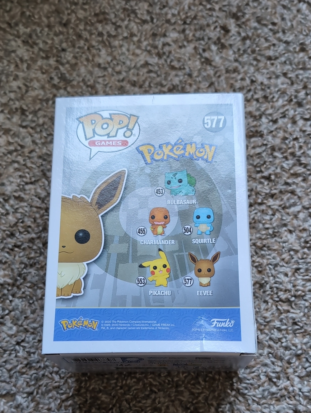 Eevee Funko Pop Doll In Box - Picture 3 of 6